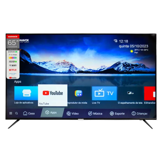 Smart TV LED Magnavox 65" - 4k