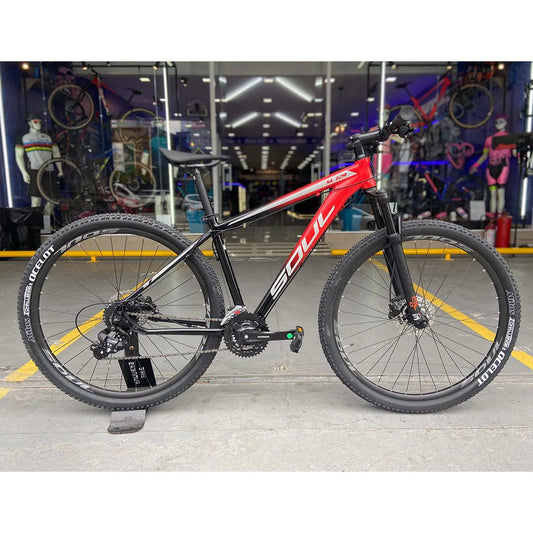 Bicicleta SL 129 Aro 29 24V Degrade Vermelha e Preta 21