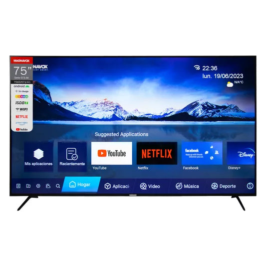 Smart TV LED Magnavox 75" - 4k